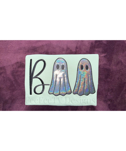 Boo Ghost Applique T-shirt