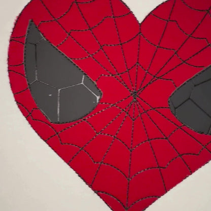 Spidey Heart Faux Leather- Kids