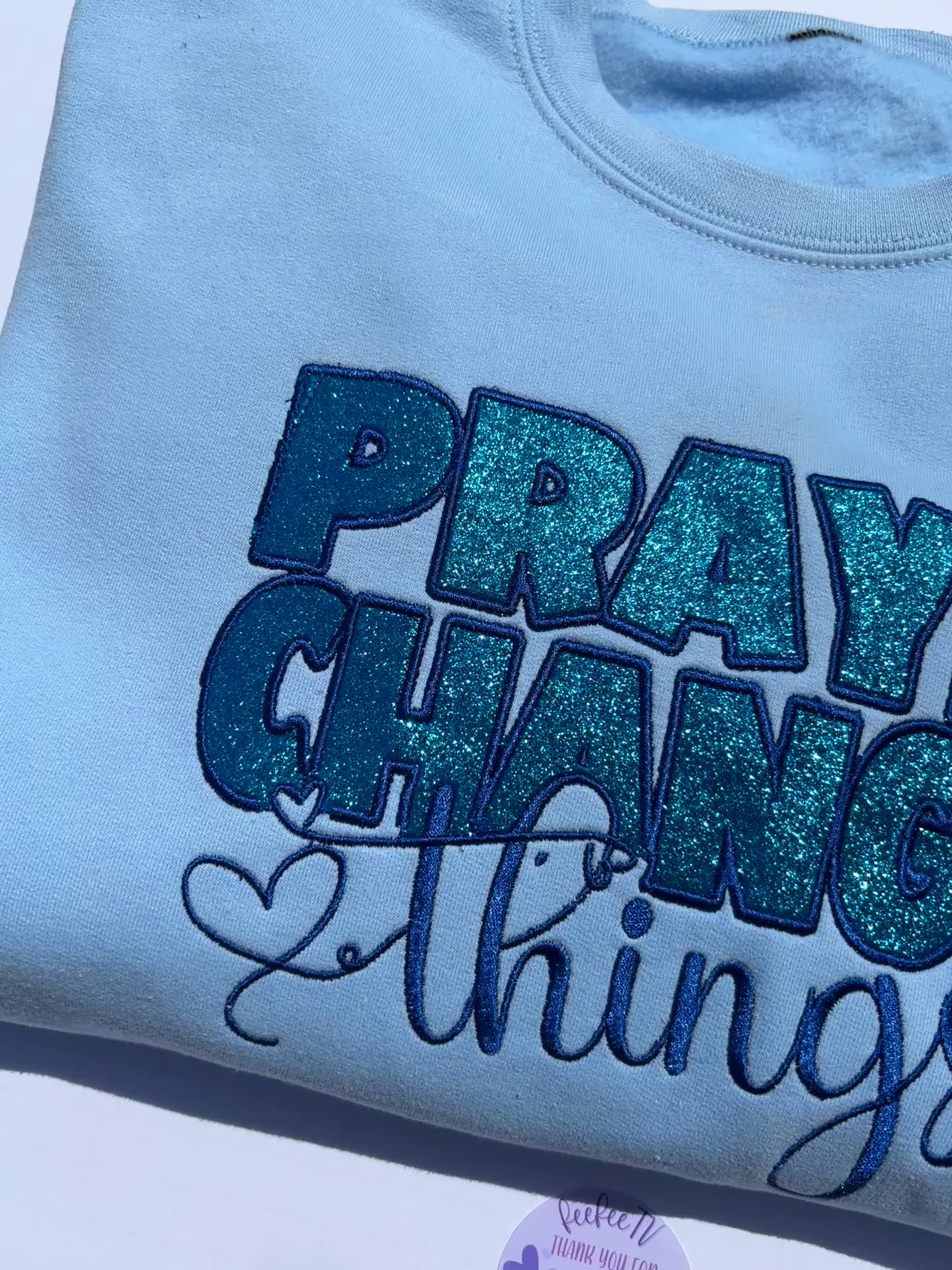 video of prayer changes things sweatshirt