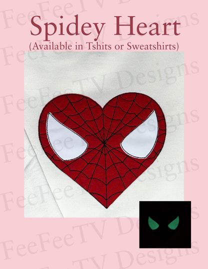 Spidey Heart Glow-in-the-Dark- Kids